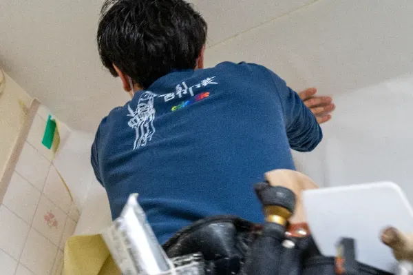 職人の作業